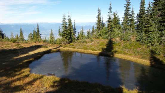 It's that frozen tarn
