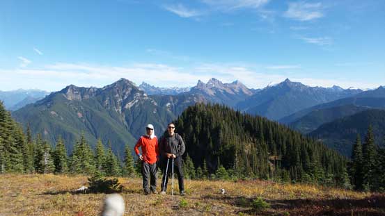 Vlad and myself on the summit of Church Mountain.