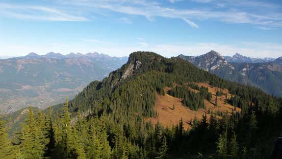 Looking back at Church Mountain
