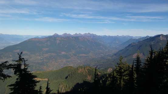Chilliwack Valley from the summit of "Windy Knob"