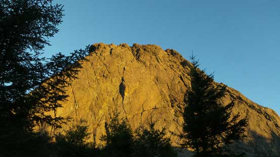 Going for the base of the Haystack