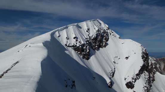 The final push up the true summit