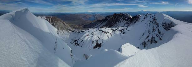 Another panorama from the summit. Click to view large size.
