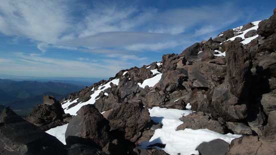 Fast forward, down to the boulder field now.