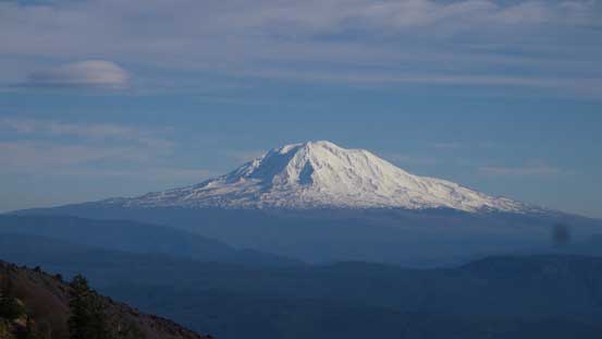 Mt. Adams looks better in afternoon lighting