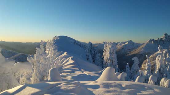 Traversing towards the true summit