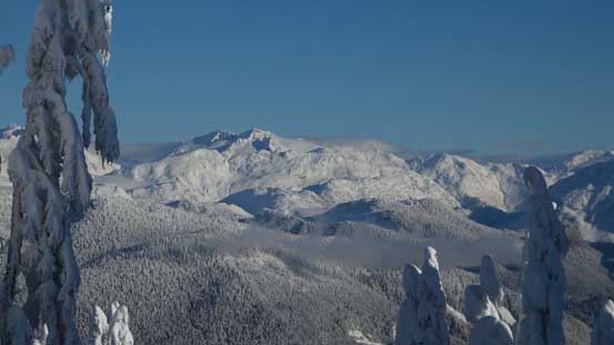 Isosceles Peak and Parapet Peak in McBride Range