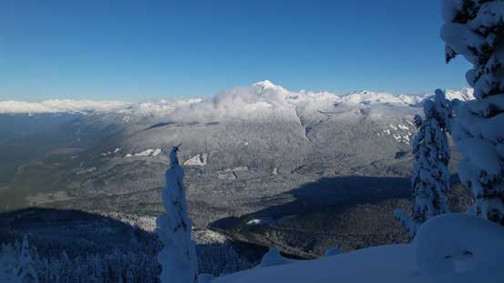 Looking across the Mamquam River valley towards Paul Ridge and the Diamond Head area