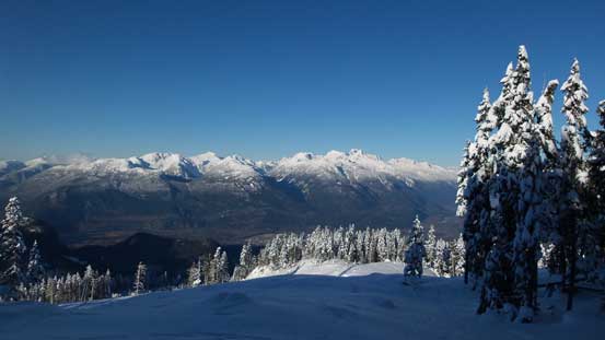 The Tantalus Range on the show
