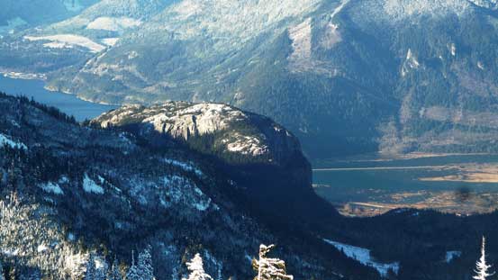 Even the top of Stawamus Chief was visible