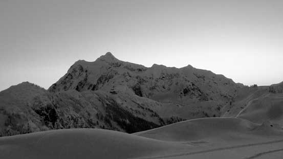 Mt. Shuksan in black-and-white