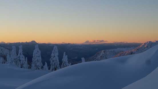 The southern horizon