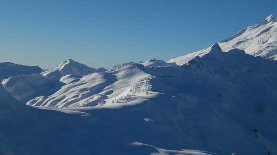 That ridge leading towards Coleman Pinnacle
