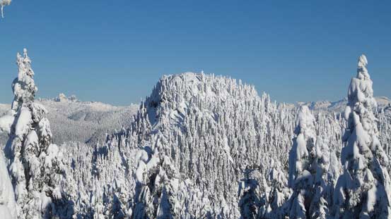 Looking back at Goat Mountain