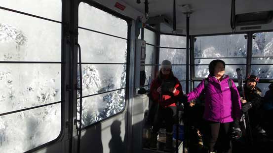 The fast journey down... 