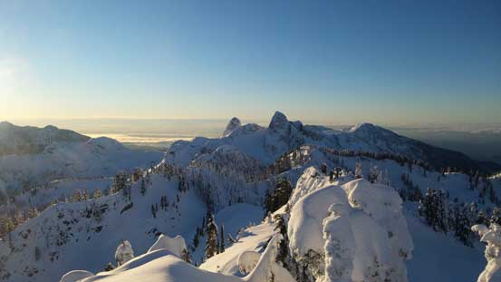 From the summit of Magnesia Peak, looking south