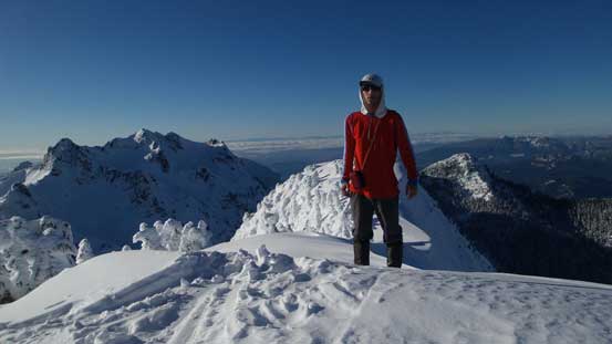 Another picture of me on the summit of Mt. Hanover
