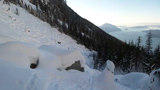 Now it's the boulder field