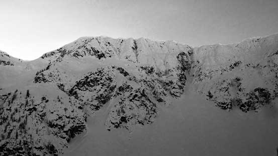 The impressive North Face of Steep Peak