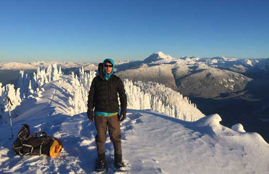 Me on the summit of Anif Peak
