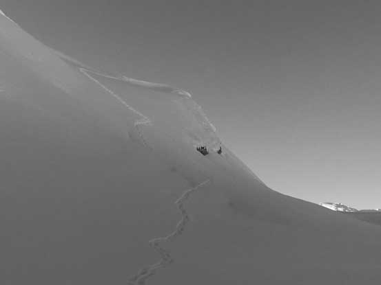 This is the first very steep section 