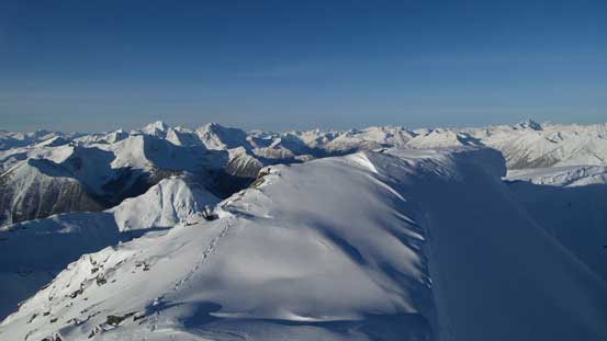 I firstly went to check a false summit bump