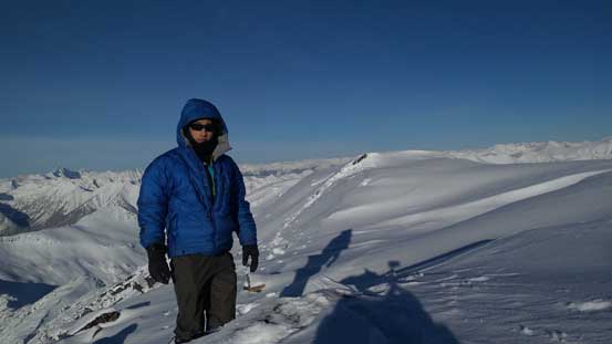 Me on the summit of Windfall Peak
