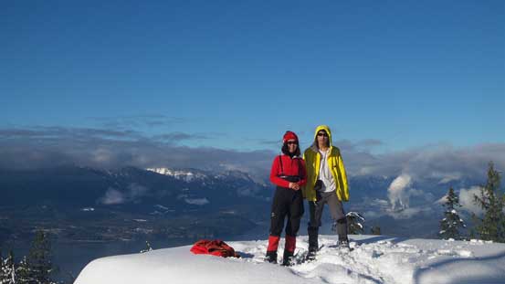 Our group shot before starting the descent 