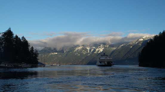 Back to Snug Cove, but we missed that ferry by just a few seconds... 