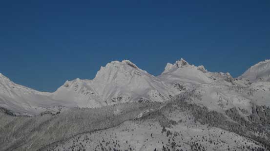 Knight Peak and Baby Munday Peak