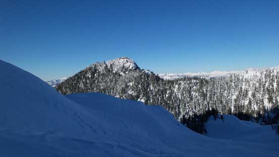 Looking back at Deeks Peak which'd be our next objective