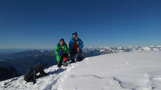 Al and I on the summit
