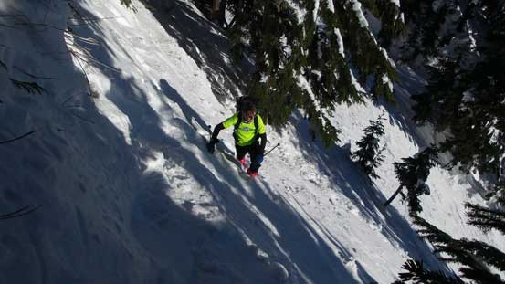 Al going up the same section.