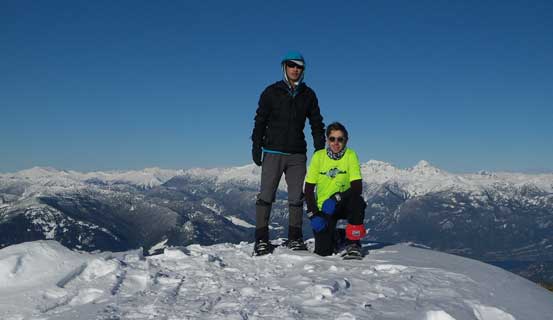 Al and I on the summit of Deeks Peak