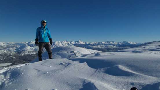 Me on the summit of Journeyman Peak