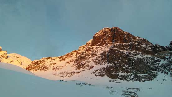 One of the steeper buttress on the east side of Cayoosh Mountain. 