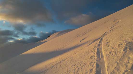 Upwards and onwards. 