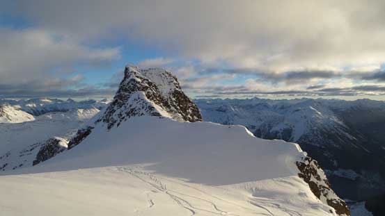 Partway up the bootpack, looking back