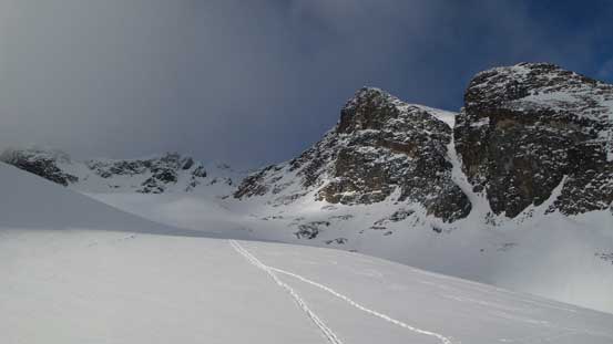 Exiting Armchair Glacier