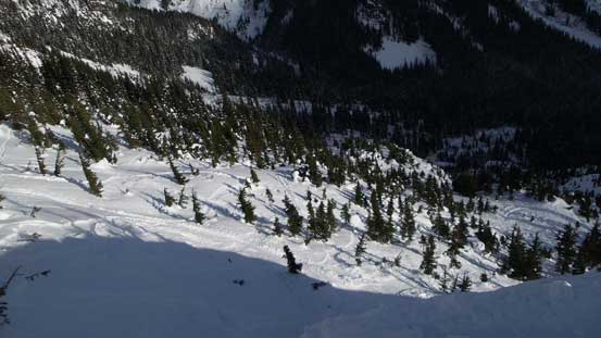 It's getting steep soon. 