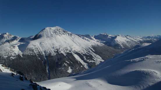 Another look at the south face of Wedge Mountain