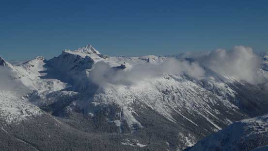 A wider shot of Mt. James Turner and its surrounding area