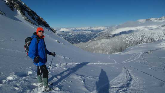 Vlad taking a short break from the fast plunging