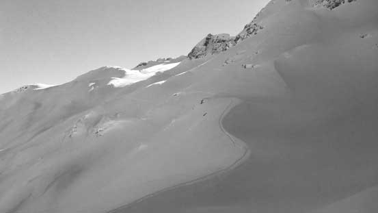Cool perspective of the lower Phalanx Glacier though