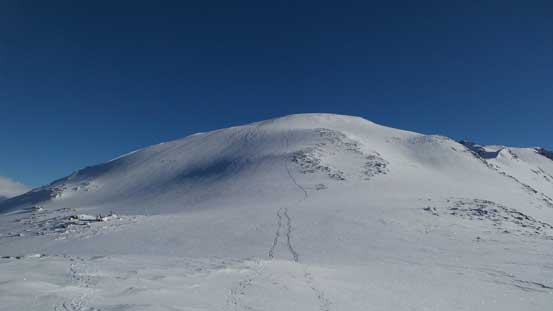 Here's where we rejoined our up route. On the ascent we went up this big hill.