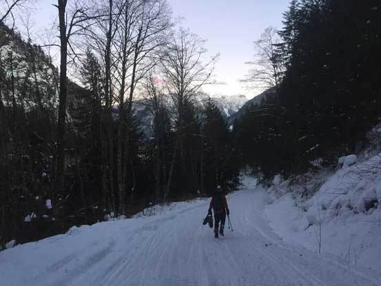 Walking down the last few clicks on Chipmunk FSR