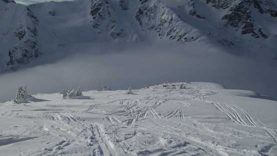 This is looking down. 