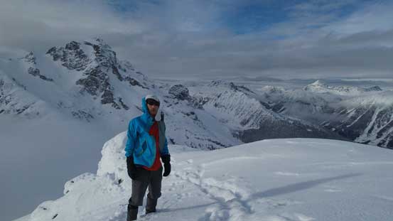 Me on the summit of Vantage Peak. 