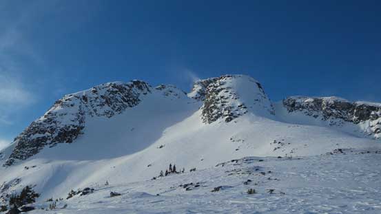 Ahead is the upper route.