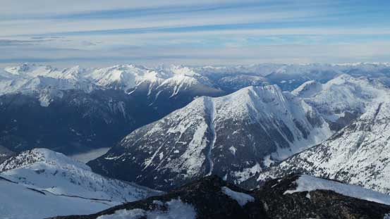Twin Goat Mountain in the foreground